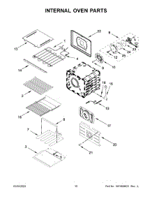 Internal Oven Parts parts for Jenn-Air Electric Wall Oven JJW2830LL00 from AppliancePartsPros.com