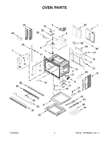 Oven Parts parts for Jenn-Air Electric Wall Oven JJW2830LM01 from AppliancePartsPros.com