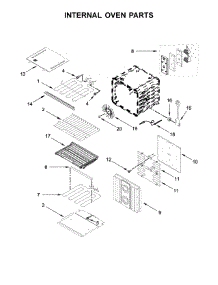 Internal Oven Parts parts for Jenn-Air Electric Wall Oven JJW3430DB02 from AppliancePartsPros.com