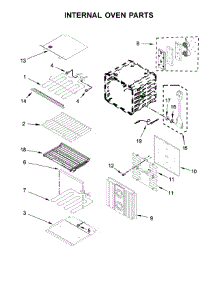 Internal Oven Parts parts for Jenn-Air Electric Wall Oven JJW3430DP02 from AppliancePartsPros.com