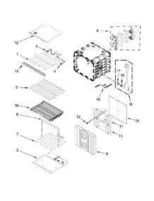 Internal Oven Parts parts for Jenn-Air Electric Wall Oven JJW3430DS00 from AppliancePartsPros.com