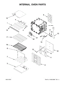 Internal Oven Parts parts for Jenn-Air Electric Wall Oven JJW3430DS02 from AppliancePartsPros.com