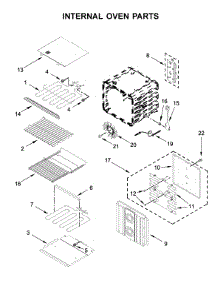 Internal Oven Parts parts for Jenn-Air Electric Wall Oven JJW3430IM00 from AppliancePartsPros.com