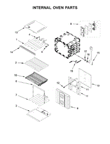 Internal Oven Parts parts for Jenn-Air Electric Wall Oven JJW3830DB02 from AppliancePartsPros.com