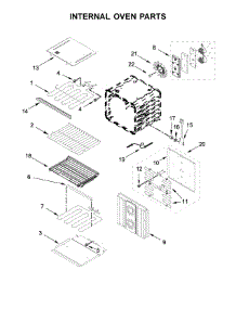 Internal Oven Parts parts for Jenn-Air Electric Wall Oven JJW3830DP01 from AppliancePartsPros.com
