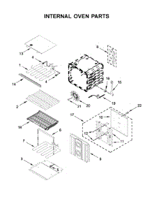 Internal Oven Parts parts for Jenn-Air Electric Wall Oven JJW3830DP03 from AppliancePartsPros.com