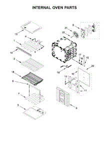 Internal Oven Parts parts for Jenn-Air Electric Wall Oven JJW3830DS01 from AppliancePartsPros.com