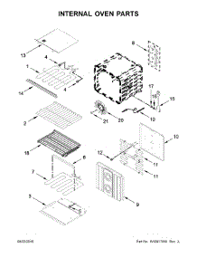Internal Oven Parts parts for Jenn-Air Electric Wall Oven JJW3830DS02 from AppliancePartsPros.com