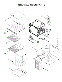 Internal Oven Parts parts for Jenn-Air Electric Wall Oven JJW3830IL00 from AppliancePartsPros.com