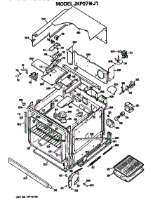Main Body parts for Ge Electric Range JKP07*J1 from AppliancePartsPros.com