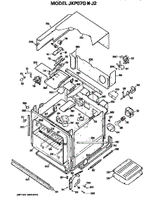 Main Body parts for Ge Electric Wall Oven JKP07G*J2 from AppliancePartsPros.com