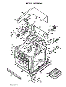 Main Body parts for Ge Electric Wall Oven JKP07W*N1 from AppliancePartsPros.com