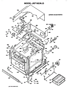 Upper Oven parts for Ge Electric Wall Oven JKP16G*J3 from AppliancePartsPros.com