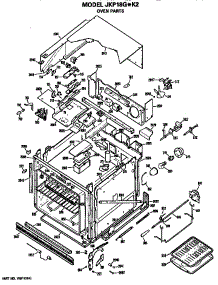 Main Body parts for Ge Electric Wall Oven JKP18G*K2 from AppliancePartsPros.com