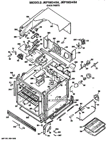 Main Body parts for Ge Electric Wall Oven JKP18G*K4 from AppliancePartsPros.com