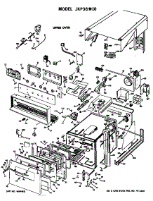 Upper Oven parts for Ge Electric Range JKP36*10 from AppliancePartsPros.com