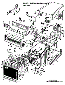 Upper Oven parts for Ge Electric Range JKP36G*07 from AppliancePartsPros.com