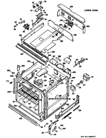Lower Oven parts for Ge Electric Range JKP36G*D1 from AppliancePartsPros.com