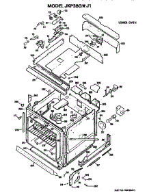 Lower Oven parts for Ge Range/Microwave Combo JKP38G*J1 from AppliancePartsPros.com