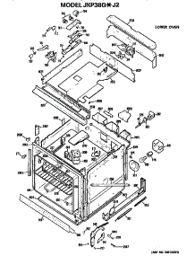 Lower Oven parts for Ge Electric Wall Oven JKP38G*J2 from AppliancePartsPros.com