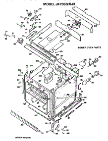 Lower Oven parts for Ge Electric Wall Oven JKP38G*J3 from AppliancePartsPros.com