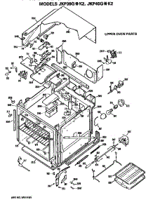 Upper Oven parts for Ge Electric Wall Oven JKP39G*K2 from AppliancePartsPros.com