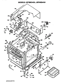 Upper Oven parts for Ge Electric Wall Oven JKP39G*K4 from AppliancePartsPros.com