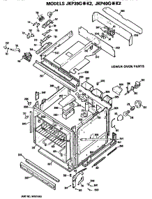 Lower Oven parts for Ge Electric Wall Oven JKP40G*K2 from AppliancePartsPros.com