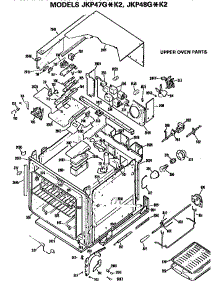 Upper Oven parts for Ge Electric Wall Oven JKP47G*K2 from AppliancePartsPros.com