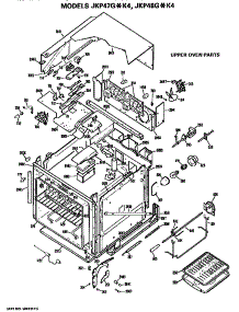 Upper Oven parts for Ge Electric Wall Oven JKP47G*K4 from AppliancePartsPros.com