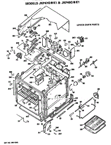 Upper Oven parts for Ge Electric Wall Oven JKP48G*K1 from AppliancePartsPros.com