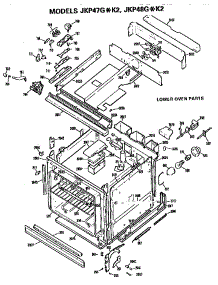 Lower Oven parts for Ge Electric Wall Oven JKP48G*K2 from AppliancePartsPros.com