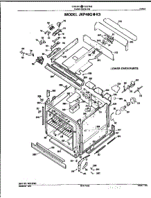 Lower Oven parts for Ge Electric Wall Oven JKP48G*K3 from AppliancePartsPros.com