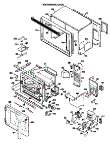 Microwave Oven parts for Ge Wall Oven/Microwave Combo JKP60G*02 from AppliancePartsPros.com