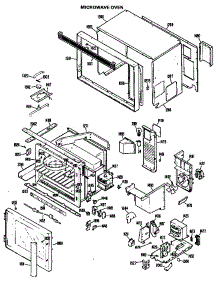 Microwave Oven parts for Ge Wall Oven/Microwave Combo JKP60G*03 from AppliancePartsPros.com