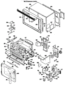 Microwave Oven parts for Ge Wall Oven/Microwave Combo JKP61G*01 from AppliancePartsPros.com