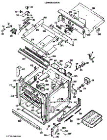 Lower Oven parts for Ge Wall Oven/Microwave Combo JKP61G*01 from AppliancePartsPros.com
