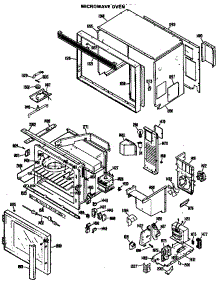 Microwave Oven parts for Ge Wall Oven/Microwave Combo JKP61G*J1 from AppliancePartsPros.com