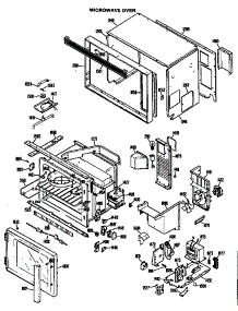 Microwave Oven parts for Ge Wall Oven/Microwave Combo JKP61G*J2 from AppliancePartsPros.com