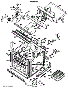 Lower Oven parts for Ge Wall Oven/Microwave Combo JKP61G*J2 from AppliancePartsPros.com