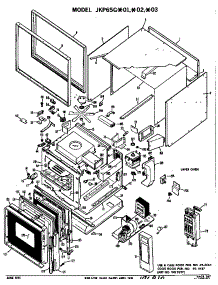 Upper Oven parts for Ge Wall Oven/Microwave Combo JKP65G*01 from AppliancePartsPros.com