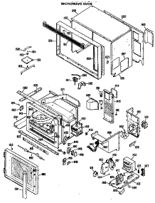 Microwave Oven parts for Ge Wall Oven/Microwave Combo JKP66G*01 from AppliancePartsPros.com