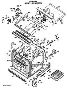 Lower Oven parts for Ge Wall Oven/Microwave Combo JKP66G*02 from AppliancePartsPros.com