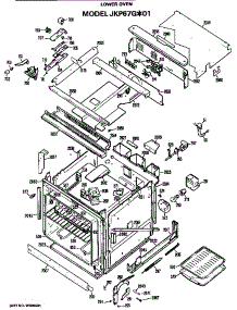 Lower Oven parts for Ge Wall Oven/Microwave Combo JKP67G*01 from AppliancePartsPros.com