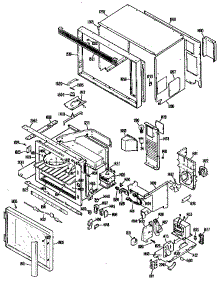 Microwave parts for Ge Wall Oven/Microwave Combo JKP67G*02 from AppliancePartsPros.com