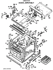 Lower Oven parts for Ge Wall Oven/Microwave Combo JKP67G*J1 from AppliancePartsPros.com