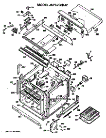 Lower Oven parts for Ge Wall Oven/Microwave Combo JKP67G*J2 from AppliancePartsPros.com
