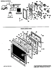 Wiring Material parts for Ge Wall Oven/Microwave Combo JKP68G*K1 from AppliancePartsPros.com
