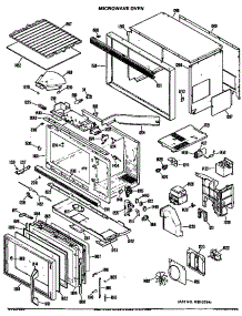 Microwave Oven parts for Ge Wall Oven/Microwave Combo JKP68G*K1 from AppliancePartsPros.com