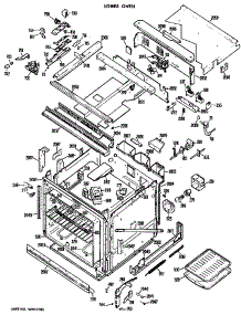 Lower Oven parts for Ge Range/Microwave Combo JKP76G*01 from AppliancePartsPros.com